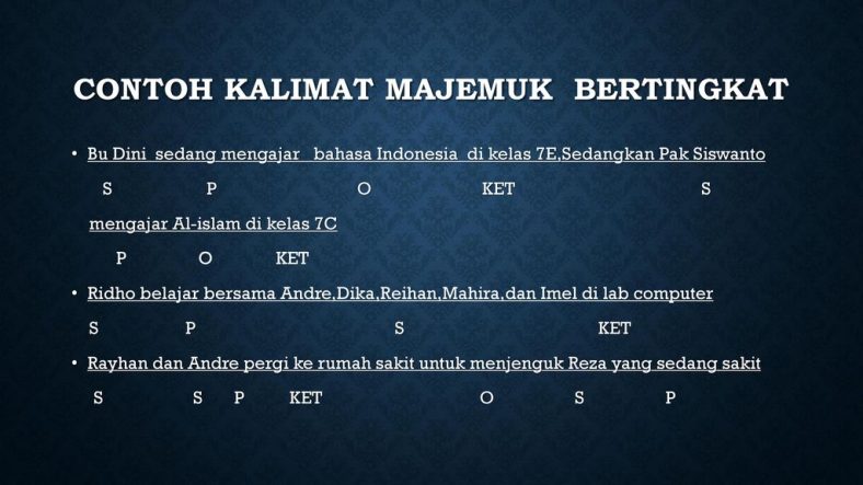 Kalimat Majemuk Bertingkat